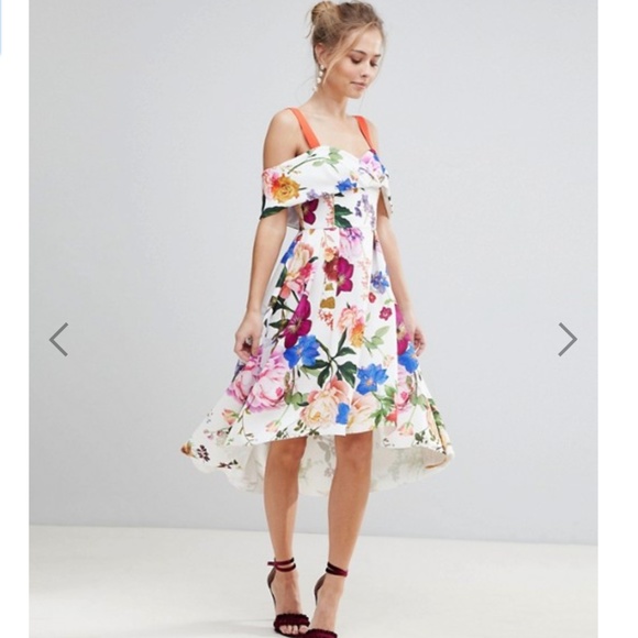 asos botanical dress